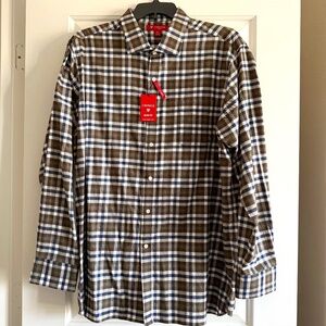 NWT Cremieux Men's Slim Fit Plaid Shirt